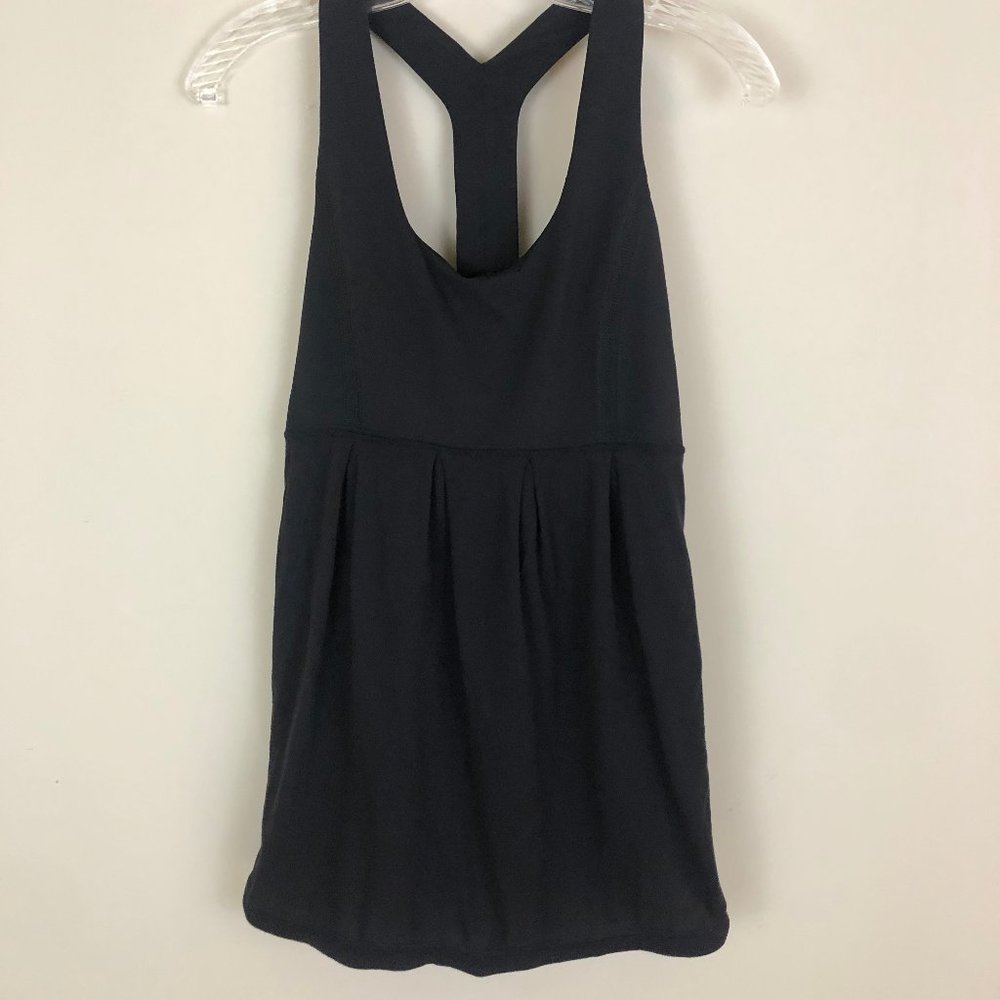 Black Lululemon Y-back tank, Medium